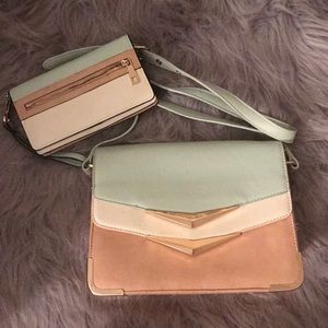 Cross body purse and wallet
